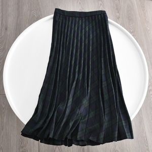 Brand New Mango pleated midi skirt